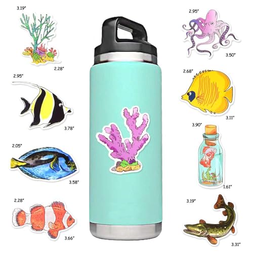 Ocean Stickers 50Pcs for Water Bottles Scrapbook, Gifts for Adults - style: Ocean Stickers