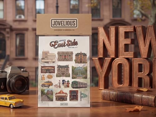 Upper East Side Sticker Sheet, Upper East Side Travel Stickers - style: Upper East Side NYC