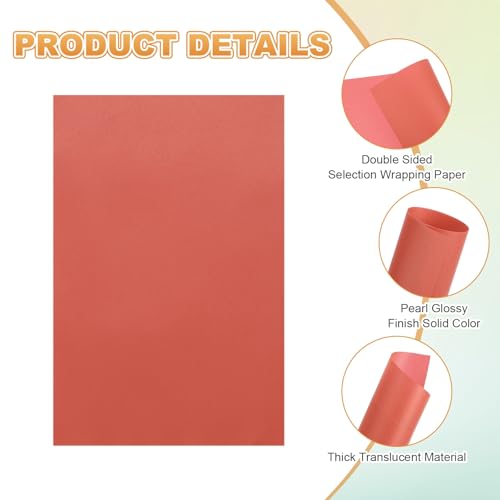 MECCANIXITY 50 Sheet Colored Vellum Paper 4" x 6", 100gsm Translucent Printable Vellum Sheets for Printing Wedding Invitations Inkjet Laser Printer, Deep Red - color: Deep Red, size: 4" x 6"