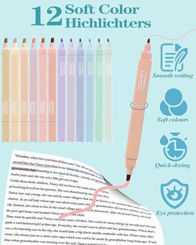 JIZHIYUAN 54PC Aesthetic School Supplies with Blue Pencil Case for Students - color: Blue