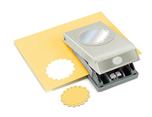EK tools Punch for Arts and Craft, Large, Scalloped Oval Frame - style: Scalloped Oval Frame