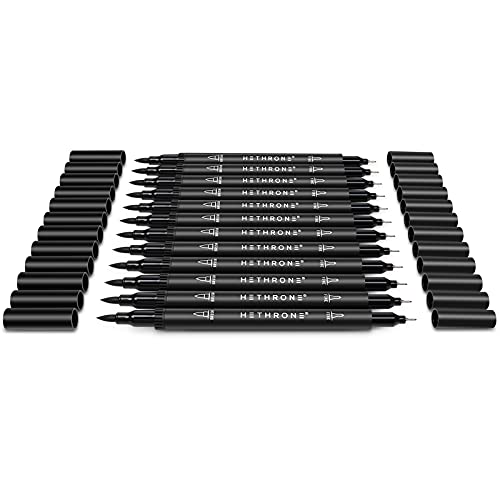 Hethrone Black Coloring Markers (Pack of 12)