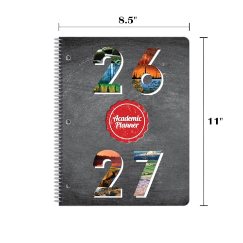 Academic Planner 2026-2027 Middle & High School Telluride, 8.5" x 11" - size: Large (8.5" by 11")