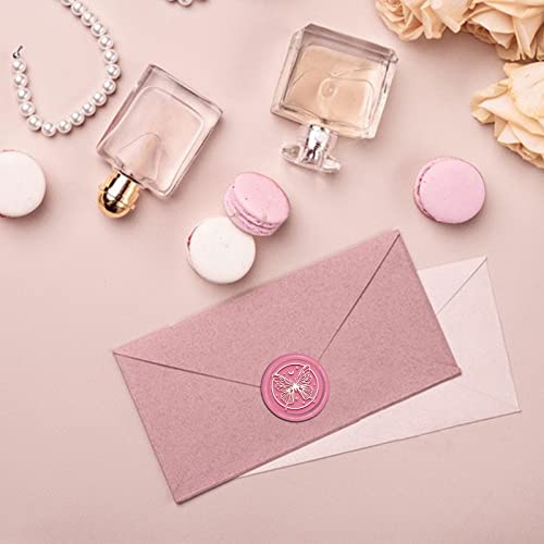 CRASPIRE Butterfly Wax Seal Stamp 30mm Sealing Stamp Moon Phase Envelope Greeting Cards Decoration Scrapbooking Clear Engraving Seal for Card Invitations Gift Wrap Scrapbooking Decoration