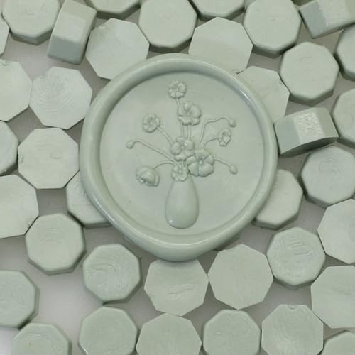 Sealing Wax Beads Sage Green WaxSeal Beads, 600Pcs Green WaxSealing Beads for Wax Seal Stamp, WaxSeal Beads Kit Perfect for Wedding Invitations, Christmas Envelopes (Sage Green) - color: Sage Green