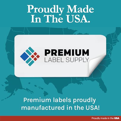 Premium Label Supply White Sticker Return Address Labels – 1.75" x .5" – Laser/Inkjet Compatible – (80 per Sheet), 500 Sheets – 40,000 Total Adhesive Labels - size: 40000 Labels