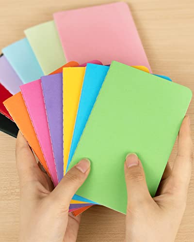 Gwybkq Small Lined Notepads Bulk 120 Pack (30 Sheets/60 Pages) - color: 120 Packs Lined&Colorful Cover, style: Ruled/Lined