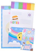 iscream Fold and Send Girls Stationery Card Pad with Seals - Camp Notes - color: Camp Notes