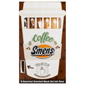 Scentco Coffee Smens - Gourmet Coffee-Scented Gel Pens, Black Ink, Medium Point, 6Pack Variety Set - color: Coffee