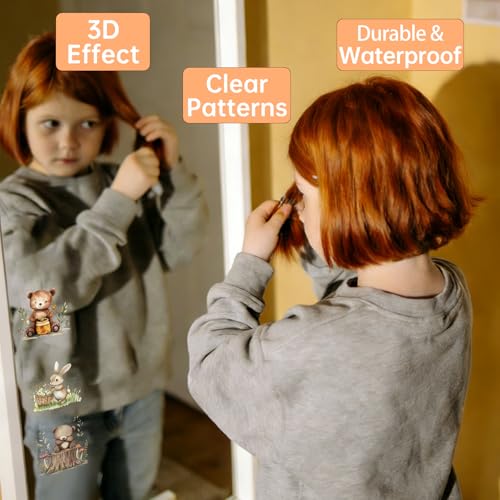 4 PCS Forest Animals Cuttable UV DTF Stickers - style: forest animals
