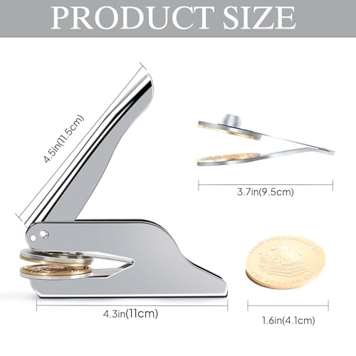 Silver Book Embosser Kit for Wedding Invitations, Journals Decor, Library Embosser Stamp Tool with Storage Box & 10 Pcs Gold Stickers, Gift for Book Lovers(Bookish Cat) - size: Cat Design-2