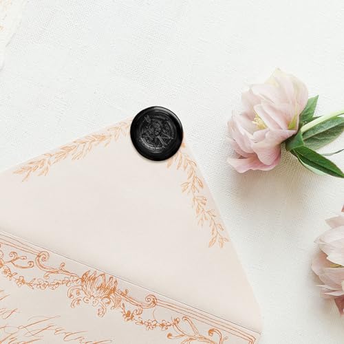 SHOWIN Glue Gun Sealing Wax Sticks for Wax Seal Stamp -Black, Great for Wedding Invitations, Cards Envelopes, Snail Mails, Wine Packages, Christmas Gift Ideas, Pack of 10 - color: Black