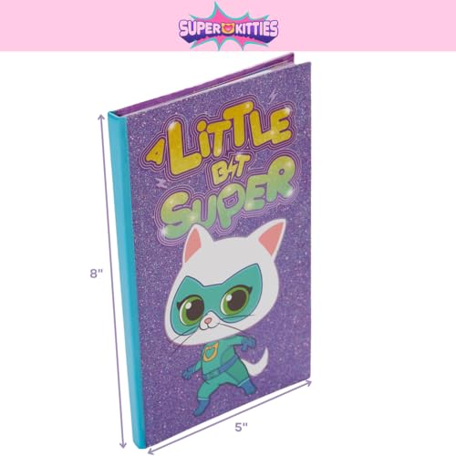 Disney Junior Super Kitties Sparkle Journal Set for Kids, Journal Kit with Stickers and Gems - style: Supper Kitties