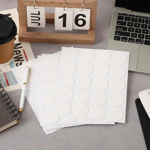 JANYUN 140 Pcs Sticky Dots ,40mm Putty Clear Double Sided Tape for Crafts - size: 1.57" Round