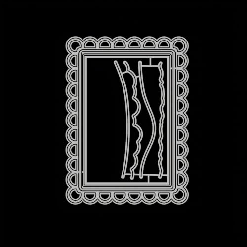 3D Backgrounds Frame Metal Cutting Die for Scrapbooking, Metal Die Cuts Stencils & Crafting Die Cut New Cutting Dies DIY Album Card Making Decor Paper Craft (Sky Cloud Frame 5.2 x 3.8 in) - color: Sky Cloud Frame 5.2 x 3.8 in