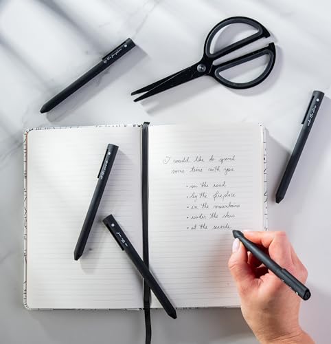 DIVERSEBEE Black Gel Ink Pens, 0.5 mm Gel Pens Fine Point, Bible Pens No Bleed Through with Cute Fine Tip, Bible Study Journaling Supplies, 10 Pack Gel Pen Set - color: Black, size: 1 Count (Pack of 10)