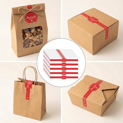 100Pcs Food Tamper Seal Sticker for Package Food Retail Package Seal Label