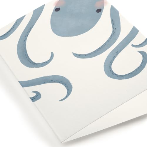 Minted | Blank Greeting Card, 5x7 w/Envelope | Little Septopus | Independent Artist-Designed with Quality Materials - color: Little Septopus