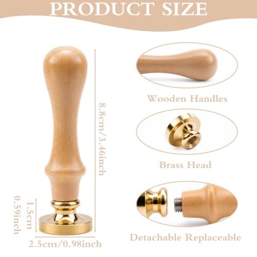 Butterfly Wax Seal Stamp, Animals Theme Brass Stamp with Wooden Handle - color: Butterfly