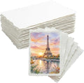 ANSSDO 100 Sheets Deckled Edge Watercolor Paper 2 x 3.5 inch - size: 2 x 3.5