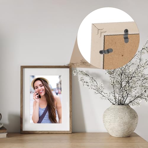 uxcell 200pcs Picture Frame Backing Clips, 0.94" Photo Frame Turn Buttons Fasteners Hardware Corner Clip with 200pcs Screw for Hanging Pictures Craft Drawings, Bow Shaped Black - color: Black, size: 0.94"
