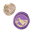 CRASPIRE Wax Seal Stamp Head Mountain Replacement Sealing Brass Stamp Head Olny Replacement Brass Head for Creative Gift Envelopes Invitations Cards Decoration - style: tt-Mountain