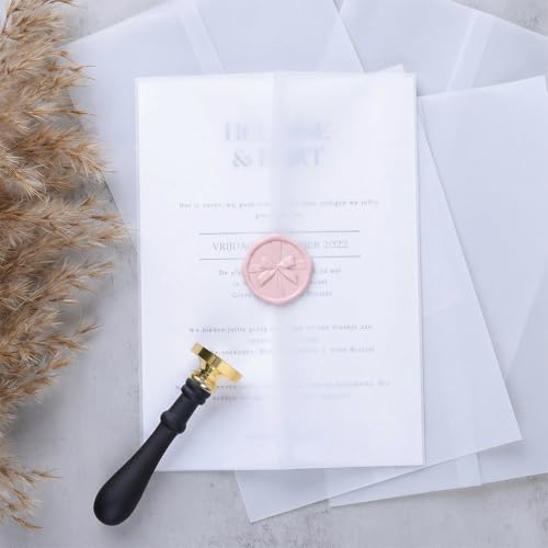 UNIQOOO 3D Relief Wax Seal Stamp, Ribbon Bow Brass Head with Wood Handle, Aesthetic Floral Sealer for Wedding Invitations, DIY, Gift Wrapping, Envelopes, Christmas Cards - color: Ribbon Bow