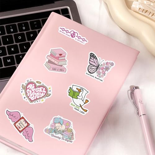 80 Pcs Holographic Bookish Stickers for Scrapbooking, Waterproof Vinyl Romance Book Stickers for Kindle Ebook Scrapbook Laptops waterbattle, Reading Glitter Decals for Teens Adults - color: Holographic Bookish Style