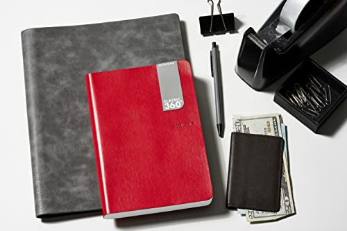 Signature Series A6 Small with Red Cover and Blank Premium Paper - color: Red Cover with Blank Paper, size: A6 Small