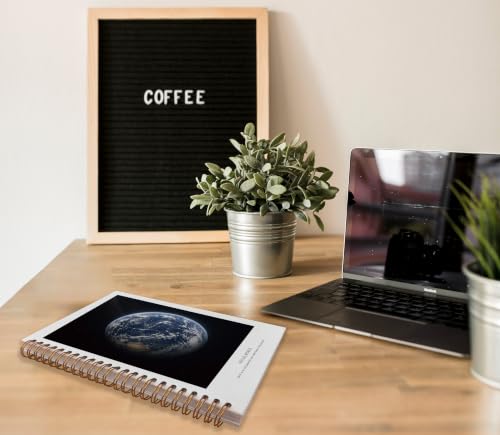 Space Planet Earth Notebook Gifts for Women 5.5x8.3 - color: White-21