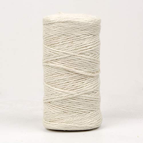 300 Feet Natural Jute Twine - Durable String for Arts, Crafts, Gardening & Packing (White) - color: Mcn-jt-white