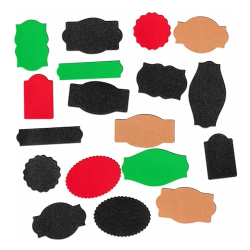 9pcs Tags Banner Cutting Dies, Labels Bookmark Die Cuts Metal Embossing Stencils Template Mould for Card Scrapbooking and DIY Craft Album Paper Card Decor - color: 9pcs Tags Banner Labels Bookmark