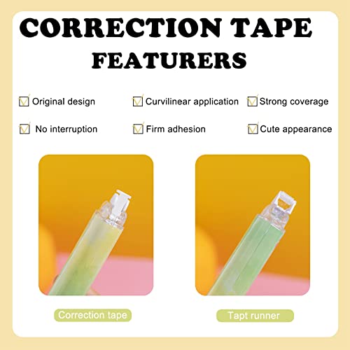 2 in 1 Correction Tape and Double Sided Tape Roller - style: BP-03