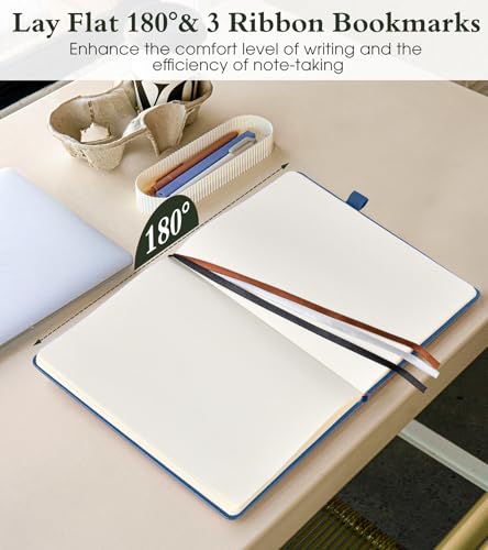 PAIBAS Blank Journal Notebook for Women Men,160 Pages,A5 Hardcover Sketchbook for Drawing, Sketch book, Unlined Notebooks for School,Work, Note Taking,Travel Journals for Writing 5.8"x8.5" (Navy) - color: Navy, size: Blank (5.8" x 8.5")
