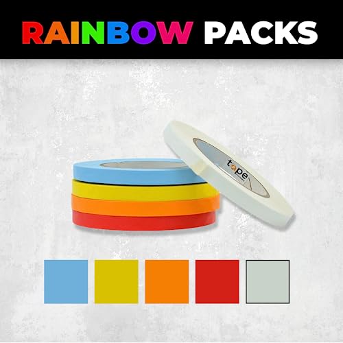 WOD CFTC6 Console Artist Tape Made in USA White, 1 inch x 60 yds. Flatback Paper Marking/Labeling Tape Residue Free, for Watercolor Paper to Prevent Tearing - color: White, size: 1 in. x 60 yds