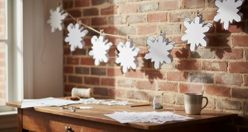 SHAPES ETC. 5.5" x 5.5" Snowflake Creative Cut-Outs, White, 31-Count - color: Whsnowflakeite Snowflake
