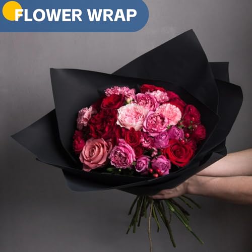 Black Wrapping Paper 15"x390", Kraft Paper Roll for Poster Bulletin Board - color: Black, size: 15 x 390 Inch