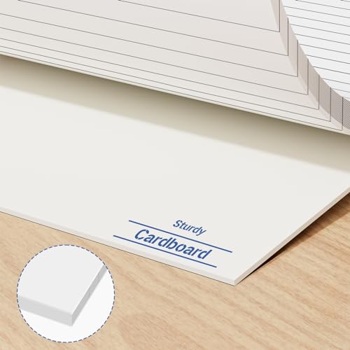 Nichela Legal Pads 4 Pack of Note Pads 6 x 9 Inch Notepad 21lb Thick Paper Legal Pad 30 Sheets Note Pad College Ruled Small Legal Pads 29 Lines Writing Pads for Writing, Sketching, and Note-Taking - style: White-4 Pack