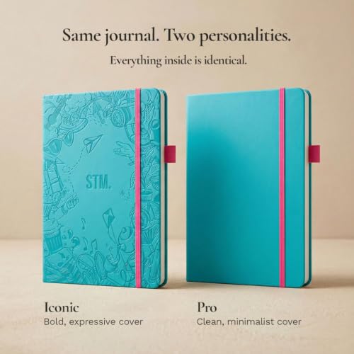 Bullet Dotted Journal Dot Grid Notebook | B5 Daily Journaling Notebooks for Personal Writing, Work, Women | 120gsm Thick Paper, Hard cover, Lay Flat Binding | B5 < 8.5 x 11 Cuaderno Libretas de apuntes - color: Charcoal, style: Pro (120gsm)