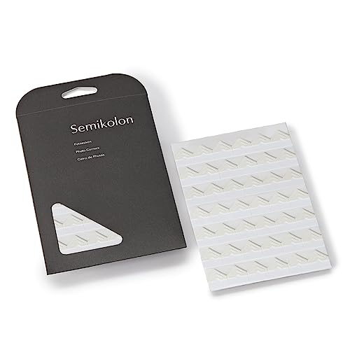 Semikolon - Self-Adhesive Photo Corners for Albums, 252 Pieces, Chamois - color: Chamois