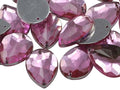 Allstarco 18x13mm (23/32x1/2) Light Pink Teardrop Sew-On Gems - color: Pink Lt. CH13