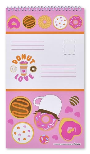 iscream Fold and Send Girls Stationery Card Pad with Seals - Donut Love - color: Donut Love