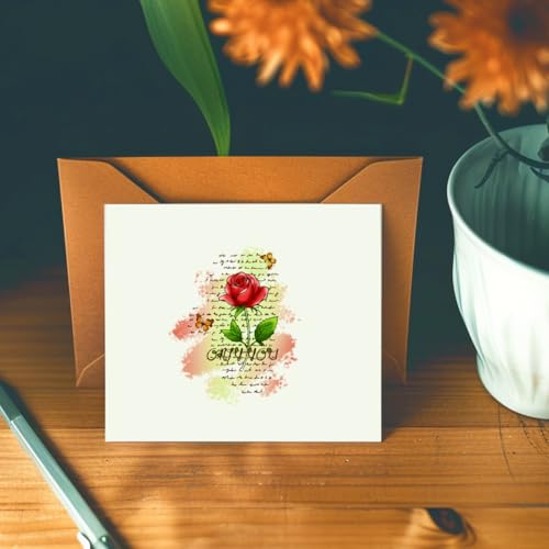 CHGCRAFT Roses Clear Stamps Heart Flowers Love Words Transparent Stamp Butterfly Silicone Clear Stamp Seals for Cards Making DIY Scrapbooking Photo Decoration - style: Rose