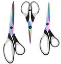Craft Scissors All Purpose Heavy Duty,Black White,3 Pack - color: Black White