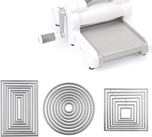 3 Pack Cutting Dies Stencil Metal Template Molds for Card Making