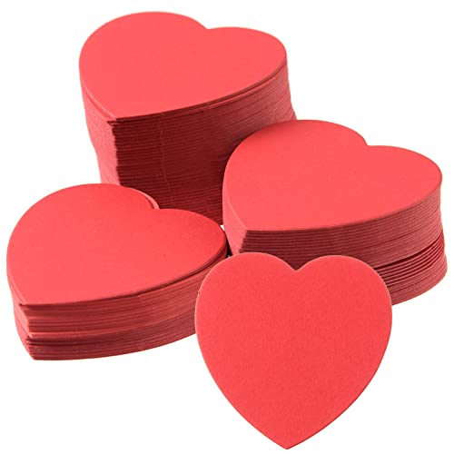 360 Pieces Small Heart Cutouts Paper Heart Shapes 2 Inch Red Hearts Confetti Valentine Heart Die Cuts for Valentine’s Day, Wedding, Party & Bulletin Board Seasonal Display