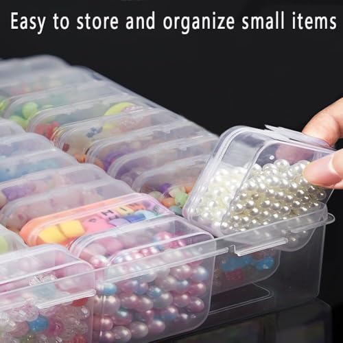 30pcs Bead Storage Containers,Large Bead Organizer Boxes And Craft Storage Boxes For Bracelet Making Diy Jewelry Craft Nails, Bracelets, Jewelry, Diamonds, Clay Beads, Screws,3.3x2.36x0.98Inch - color: 2pack 30pcs(3.3x2.36x0.98Inch)