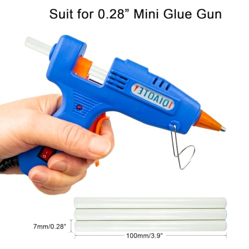 30Pcs White Wax Seal Sticks, 7mm for Mini Glue Gun Sealing - color: White