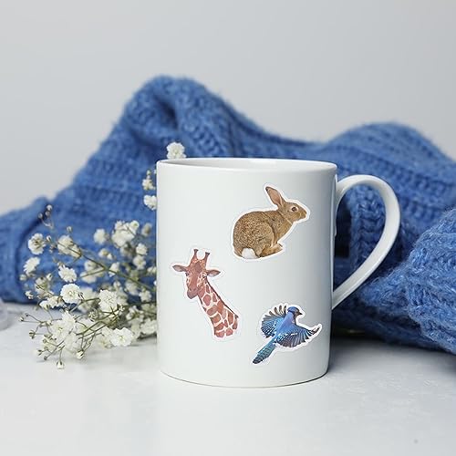 100 PCS Jungle Animal Stickers Safari Zoo Animal Wild One Stickers for Laptop Water Bottle Computer Refrigerator Luggage Phone Case Bicycle Teens (Jungle Animal) - style: Jungle Animal