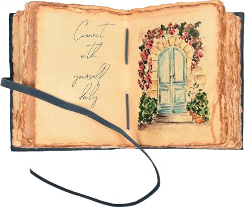 LEATHER VILLAGE Bible Journal For Men, Navy Blue 10x7. - color: Blue, size: 10 inches X 7 inches